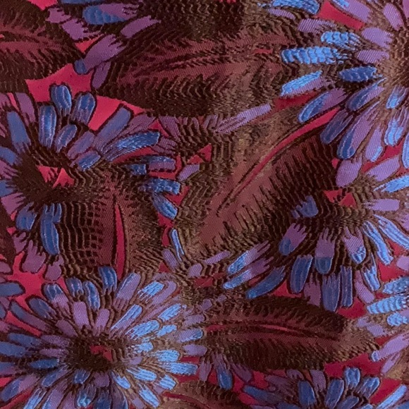 J Crew Women’s Purple Floral Brocade Skirt Size 8 - Picture 2 of 7